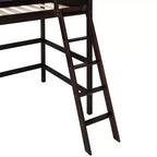 Lit superposé en bois double avec échelle, cadre de lit en bois, pas besoin de sommier tapissier - ModernLuxe