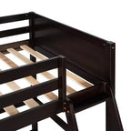 Lit superposé en bois double avec échelle, cadre de lit en bois, pas besoin de sommier tapissier - ModernLuxe