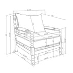 Fauteuil d'appoint Weslake Villa Farmhouse - HOMES: Inside + Out