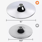 Tabourets de bar Yaheetech réglables et modernes en velours avec dossier et grande base, lot de 2