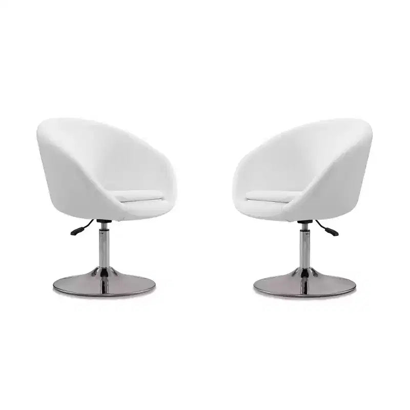 Lot de 2 chaises Hopper en mélange de laine, hauteur réglable - Manhattan Comfort