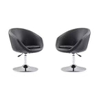 Set of 2 Hopper Wool Blend Adjustable Height Chairs - Manhattan Comfort
