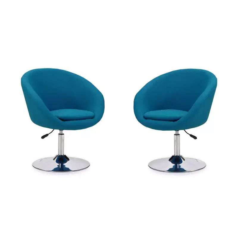 Lot de 2 chaises Hopper en mélange de laine, hauteur réglable - Manhattan Comfort