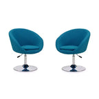 Lot de 2 chaises Hopper en mélange de laine, hauteur réglable - Manhattan Comfort