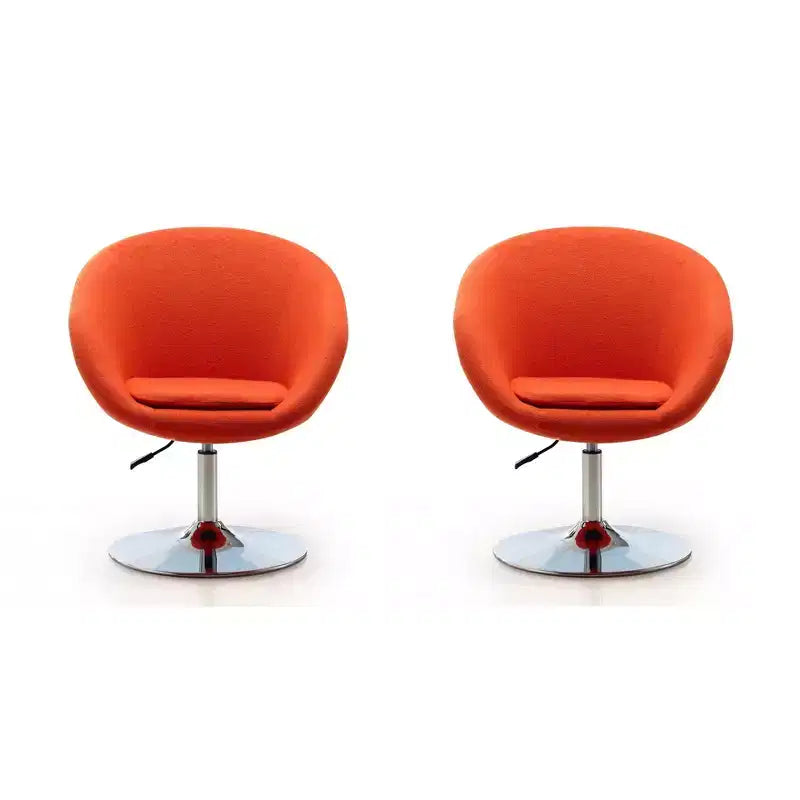 Lot de 2 chaises Hopper en mélange de laine, hauteur réglable - Manhattan Comfort