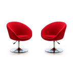 Lot de 2 chaises Hopper en mélange de laine, hauteur réglable - Manhattan Comfort