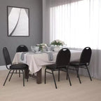 Flash Furniture Lot de 4 chaises de banquet empilables à dossier dôme de la série HERCULES, qualité commerciale, capacité de 227 kg, avec structure métallique