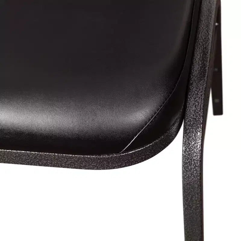 Flash Furniture Lot de 4 chaises de banquet empilables à dossier dôme de la série HERCULES, qualité commerciale, capacité de 227 kg, avec structure métallique