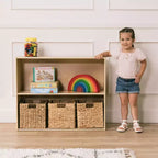 Meuble de rangement simple face à 2 étagères ECR4Kids Streamline, 30 po, Mobilier de salle de classe