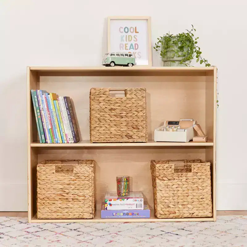 Meuble de rangement simple face à 2 étagères ECR4Kids Streamline, 30 po, Mobilier de salle de classe