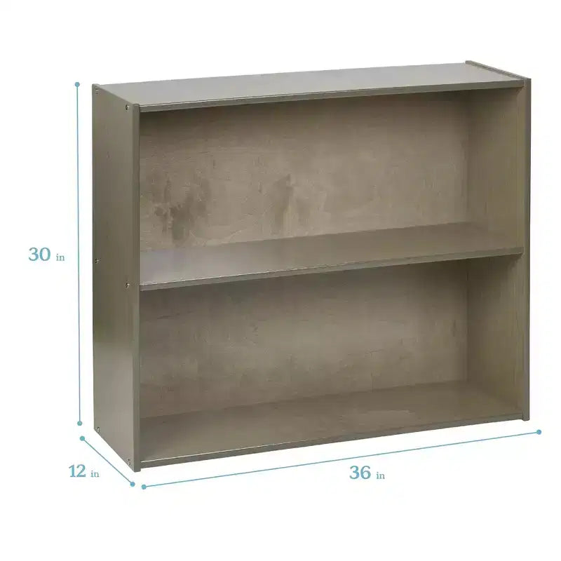 Meuble de rangement simple face à 2 étagères ECR4Kids Streamline, 30 po, Mobilier de salle de classe