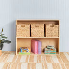 Meuble de rangement simple face à 2 étagères ECR4Kids Streamline, 30 po, Mobilier de salle de classe