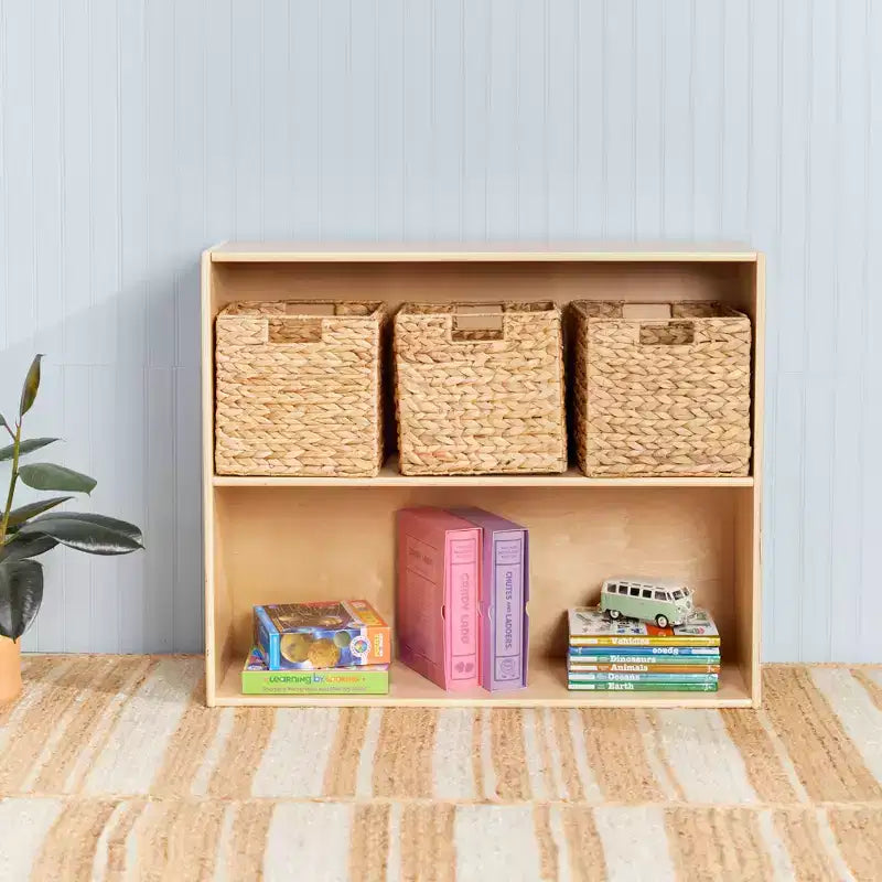 Meuble de rangement simple face à 2 étagères ECR4Kids Streamline, 30 po, Mobilier de salle de classe