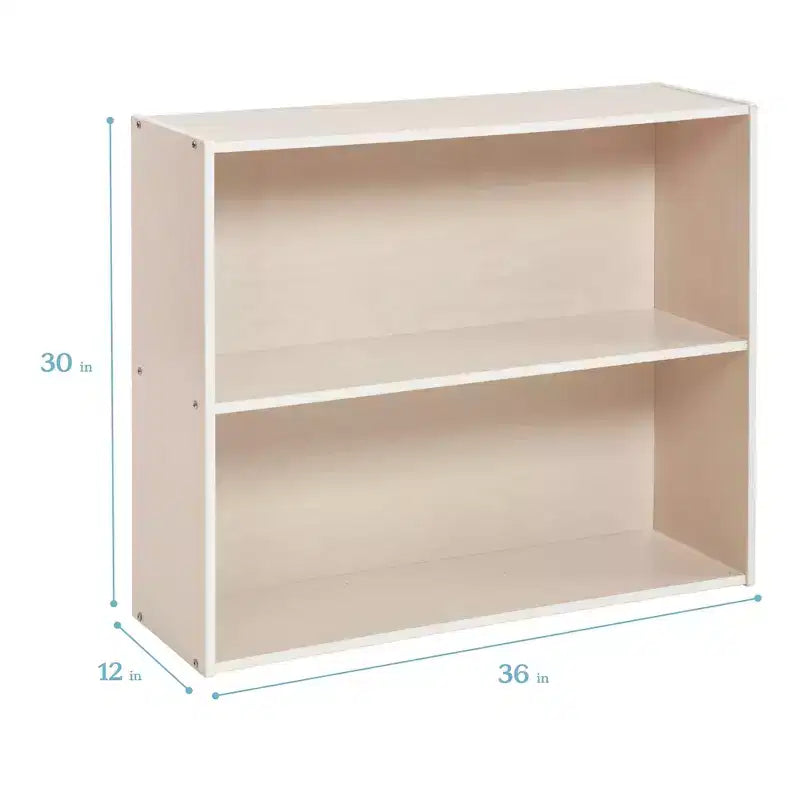 Meuble de rangement simple face à 2 étagères ECR4Kids Streamline, 30 po, Mobilier de salle de classe