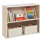 Meuble de rangement simple face à 2 étagères ECR4Kids Streamline, 30 po, Mobilier de salle de classe