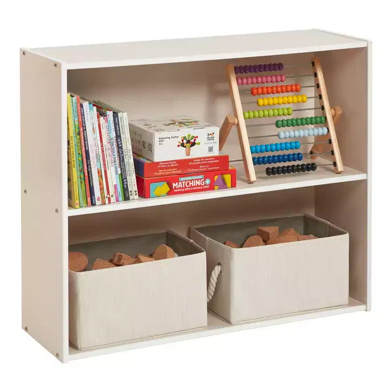 Meuble de rangement simple face à 2 étagères ECR4Kids Streamline, 30 po, Mobilier de salle de classe