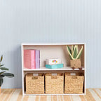 Meuble de rangement simple face à 2 étagères ECR4Kids Streamline, 30 po, Mobilier de salle de classe