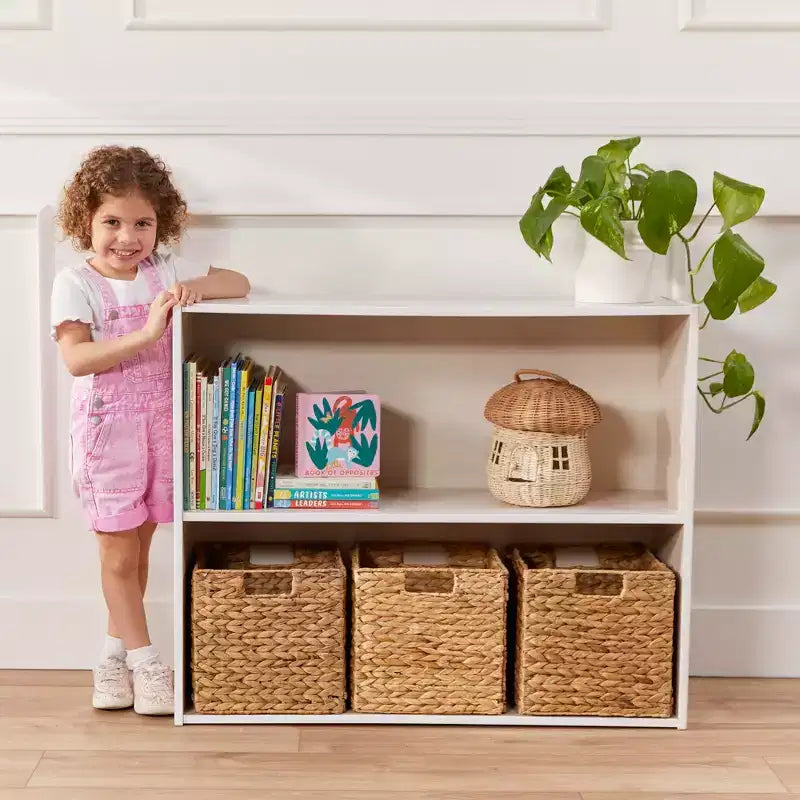 Meuble de rangement simple face à 2 étagères ECR4Kids Streamline, 30 po, Mobilier de salle de classe