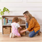 Meuble de rangement simple face à 2 étagères ECR4Kids Streamline, 30 po, Mobilier de salle de classe