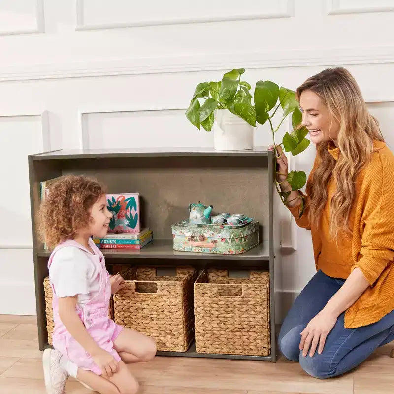 Meuble de rangement simple face à 2 étagères ECR4Kids Streamline, 30 po, Mobilier de salle de classe