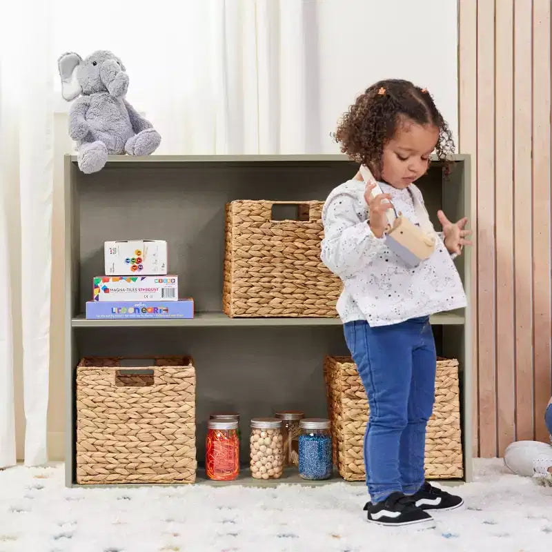 Meuble de rangement simple face à 2 étagères ECR4Kids Streamline, 30 po, Mobilier de salle de classe