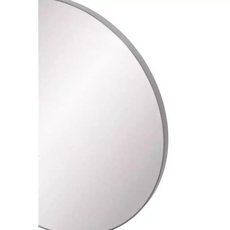 Miroir mural rond contemporain en bois de 36 po - Olivia & May
