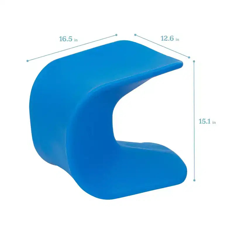 Tabouret Wave Seat Perch d'ECR4Kids, hauteur d'assise de 14 à 15,1 po, sièges flexibles, paquet de 2