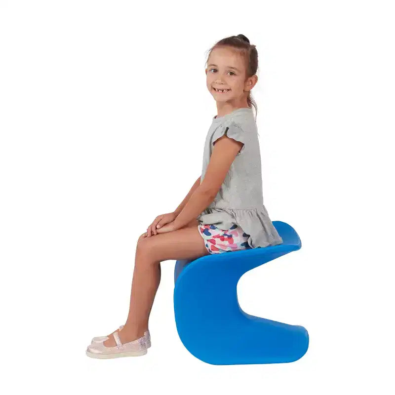Tabouret Wave Seat Perch d'ECR4Kids, hauteur d'assise de 14 à 15,1 po, sièges flexibles, paquet de 2