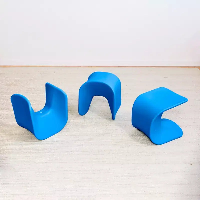Tabouret Wave Seat Perch d'ECR4Kids, hauteur d'assise de 14 à 15,1 po, sièges flexibles, paquet de 2