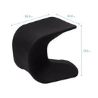 Tabouret Wave Seat Perch d'ECR4Kids, hauteur d'assise de 14 à 15,1 po, sièges flexibles, paquet de 2