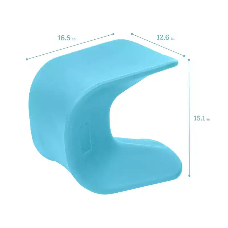Tabouret Wave Seat Perch d'ECR4Kids, hauteur d'assise de 14 à 15,1 po, sièges flexibles, paquet de 2