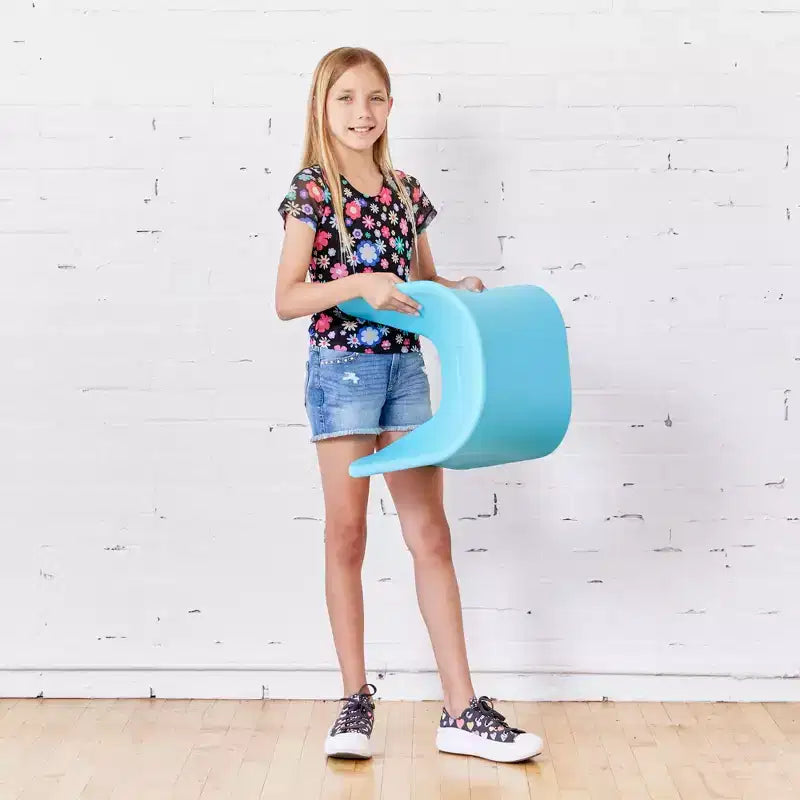 Tabouret Wave Seat Perch d'ECR4Kids, hauteur d'assise de 14 à 15,1 po, sièges flexibles, paquet de 2