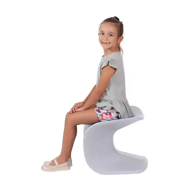 Tabouret Wave Seat Perch d'ECR4Kids, hauteur d'assise de 14 à 15,1 po, sièges flexibles, paquet de 2
