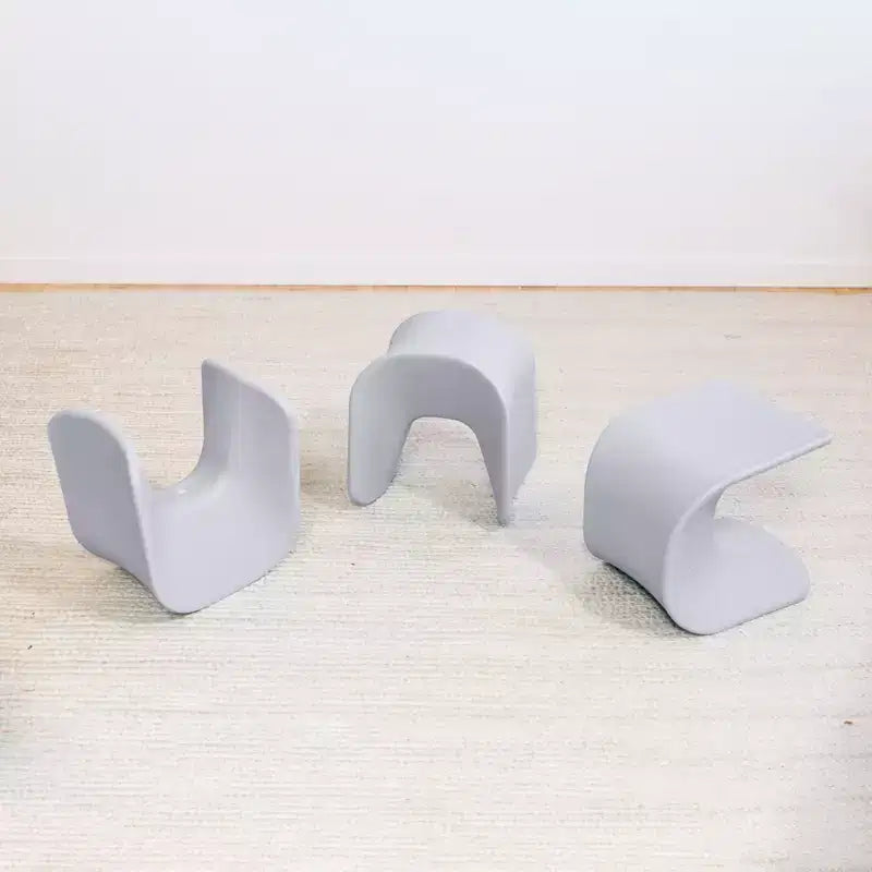 Tabouret Wave Seat Perch d'ECR4Kids, hauteur d'assise de 14 à 15,1 po, sièges flexibles, paquet de 2