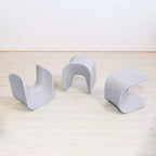 Tabouret Wave Seat Perch d'ECR4Kids, hauteur d'assise de 14 à 15,1 po, sièges flexibles, paquet de 2