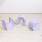 Tabouret Wave Seat Perch d'ECR4Kids, hauteur d'assise de 14 à 15,1 po, sièges flexibles, paquet de 2