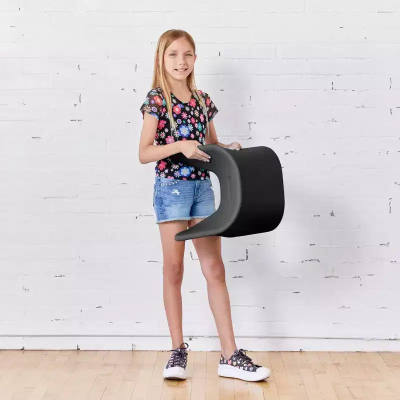Tabouret Wave Seat Perch d'ECR4Kids, hauteur d'assise de 14 à 15,1 po, sièges flexibles, paquet de 2