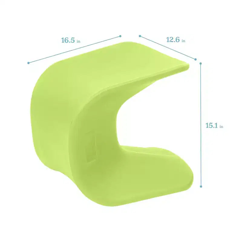 Tabouret Wave Seat Perch d'ECR4Kids, hauteur d'assise de 14 à 15,1 po, sièges flexibles, paquet de 2