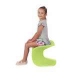 Tabouret Wave Seat Perch d'ECR4Kids, hauteur d'assise de 14 à 15,1 po, sièges flexibles, paquet de 2