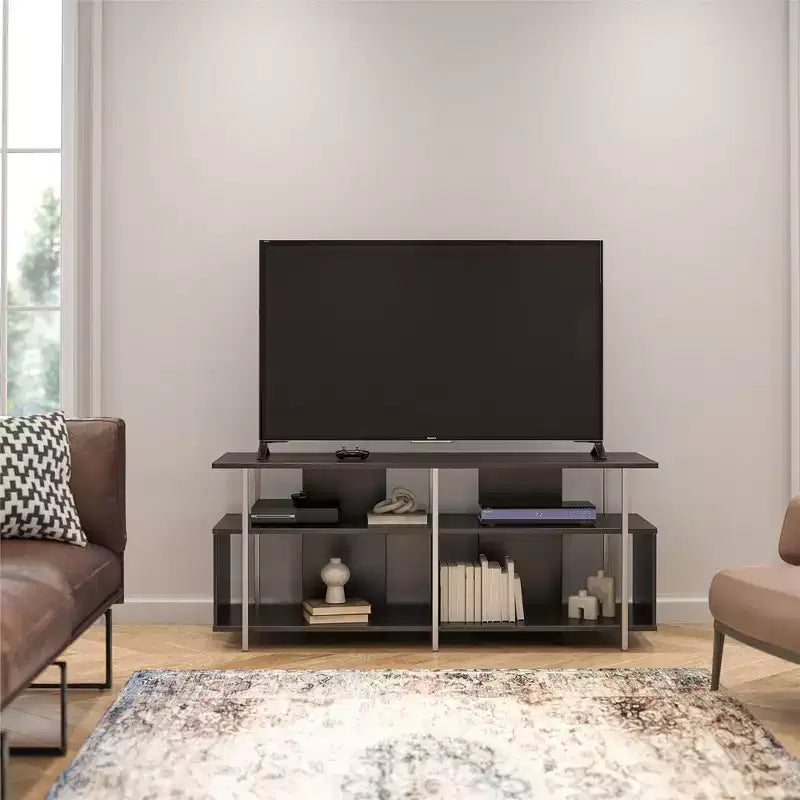 Meuble TV Espresso Ameriwood Home Alonso pour téléviseurs jusqu'à 69 pouces