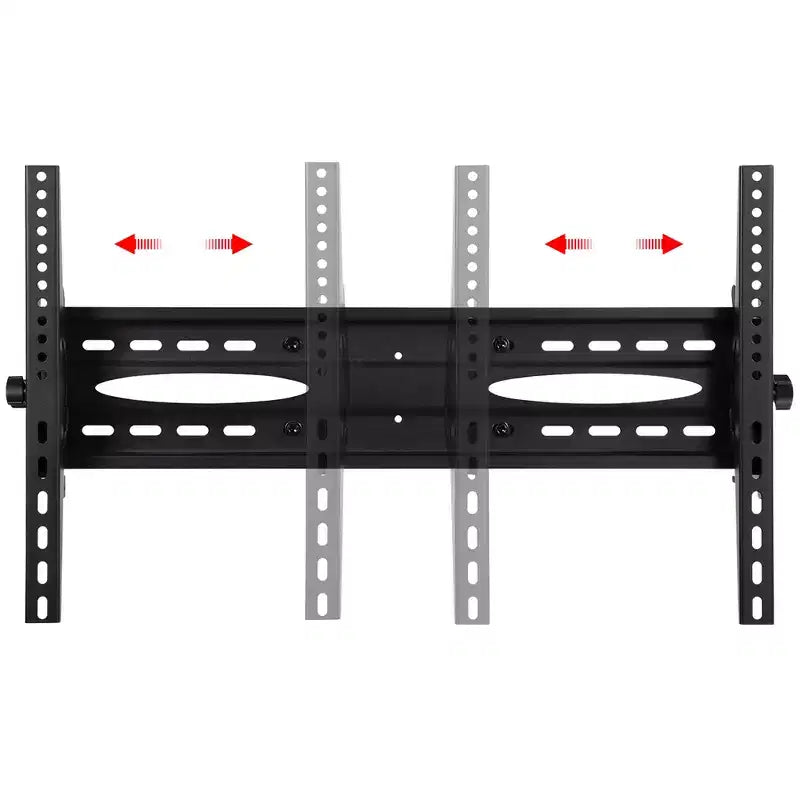 Yaheetech Support TV Mobile Réglable Chariot TV Moderne Noir
