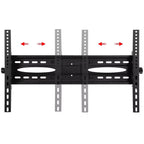 Yaheetech Support TV Mobile Réglable Chariot TV Moderne Noir