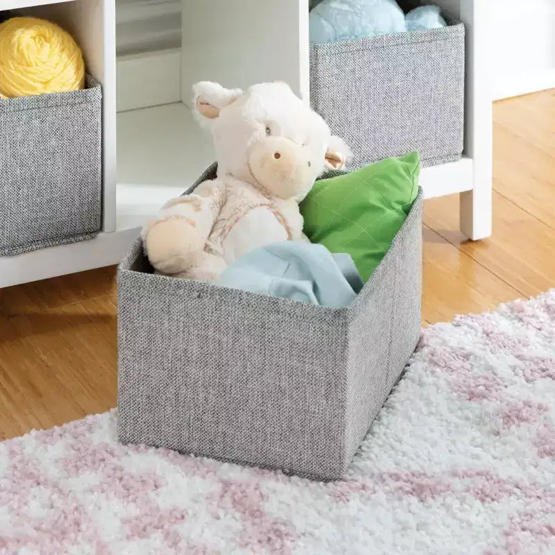 Étagère et bac de rangement pour enfants Martha Stewart Kids' Jr. : Bibliothèque pour enfants, rangement de jouets avec présentoir de livres et bacs en tissu