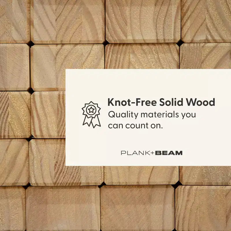 Lit queen en bois massif avec tête de lit à panneaux modèle Farmhouse Plank+Beam