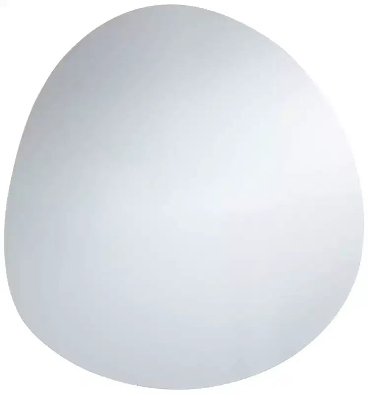 Possini Euro Design Brando Round Decorative Wall Mirror Modern Silver Frameless 37 3/4 Wide Bedroom Living Room Home House Office