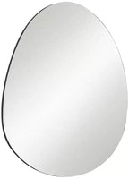 Miroir mural décoratif rond Possini Euro Design Brando, moderne, sans cadre, 37 3/4 pouces de large, pour chambre, salon, maison, bureau