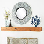 Miroir Mural Mosaïque Fait Main en Bois - Olivia & May