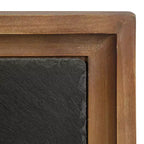 Table d'appoint rectangulaire en métal Kate and Laurel Mecabe, 19,75 x 13,5 x 23,25, marron rustique et noir
