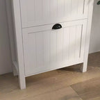 Meuble à chaussures HOMCOM avec 2 tiroirs basculants, étagères réglables et tiroir supérieur pour 8 paires de chaussures