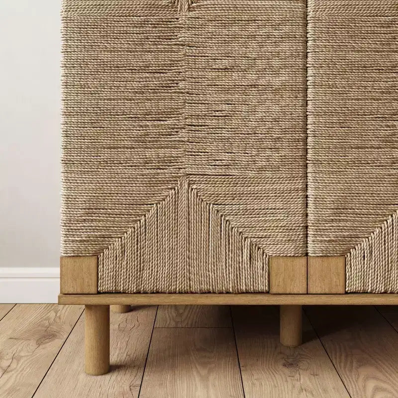 Meuble de rangement à 2 portes Beacon Wood et Seagrass - Nathan James